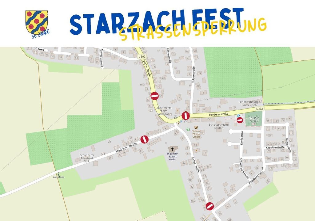 Starzachfest2024 Sperrung